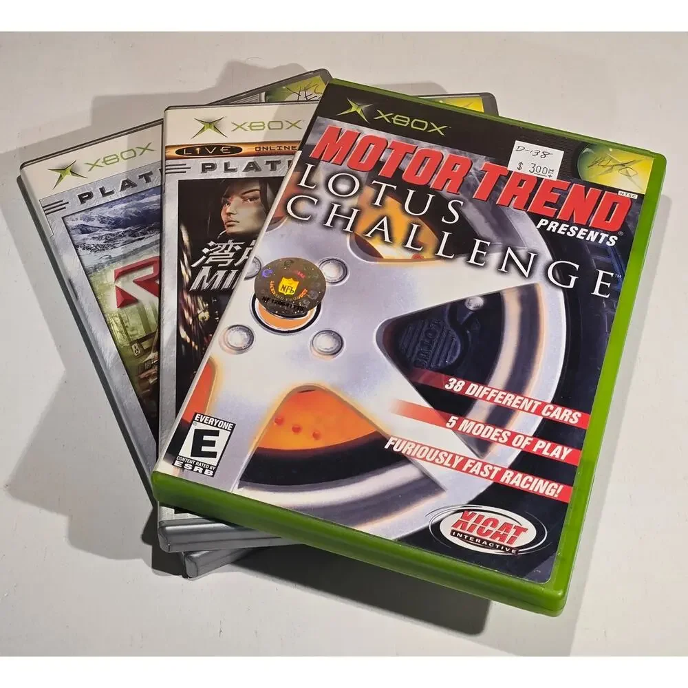 Xbox Racing Game Lot Midnight Club II RalliSport Challenge Lotus Challenge CIB